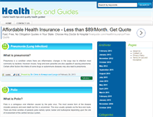 Tablet Screenshot of healthtipsandguides.net